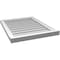 Ekena Millwork Vertical Surface Mount PVC Gable Vent w/ 2"W x 2"H , Brickmould Sill Frame, 22"W x 28"H GVPVE22X2803SN - alternate 3